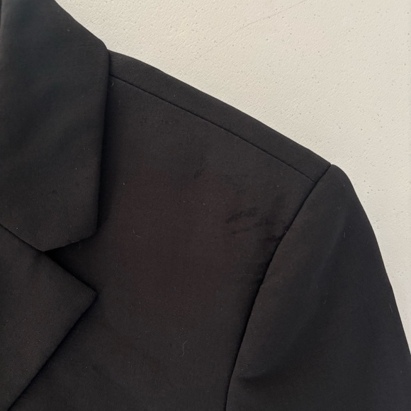 BROOKS BROTHERS Classic Fit Women's Black Wool Blend Blazer Sz 6 P Office Career - Picture 15 of 16